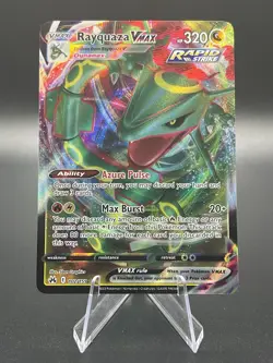 Pokemon TCG Rayquaza VMAX Crown Zenith Ultra Rare Card 102/159 - Image 1
