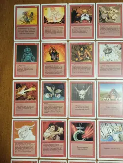 1994 Magic: The Gathering - Revised(3rd) - Lot of 30 🔴 Cards - Vintage MTG - EX - Image 2