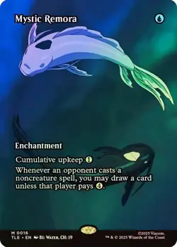 Mystic Remora Foil Borderles Avatar: The Last Airbender NM MTG - Image 1