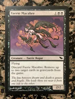 MTG Faerie Macabre x1 Shadormoor NM Magic the Gathering - Image 1