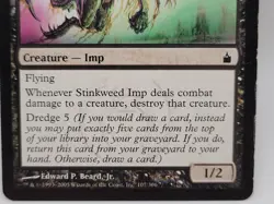 Stinkweed Imp Ravnica City of Guilds LP MTG Dredge 5 Black Creature - Image 3