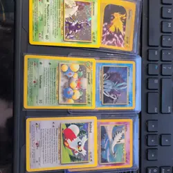 Pokemon TCG Neo Revelation & Fossil Holo Lot lugia is not holo - Image 1