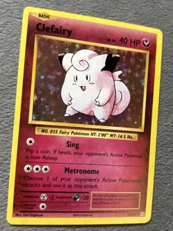 Clefairy 63/108 Rare Holo Pokemon Card XY Evolutions Fairy Type - Image 4