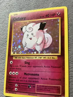 Clefairy 63/108 Rare Holo Pokemon Card XY Evolutions Fairy Type - Image 5