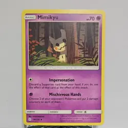 The Pokemon Company Mimikyu Sm-Cosmic Eclipse Uncommon Psychic 96/236 - Image 1