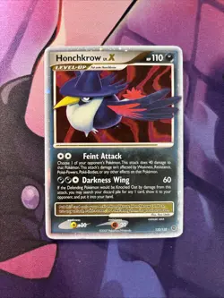 Honchkrow LV.X 132/132 Holo LV.X Rare Secret Wonders Pokemon LP - Image 1