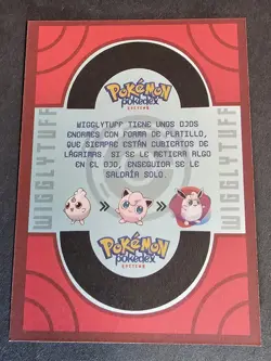 WIGGLYTUFF - POKEMON TCG POKEDEX EDITION FOIL CARD - Image 2