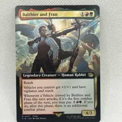 MTG - Balthier and Fran (Extended Art) Final Fantasy Regular NM Pack Fresh - Image 1