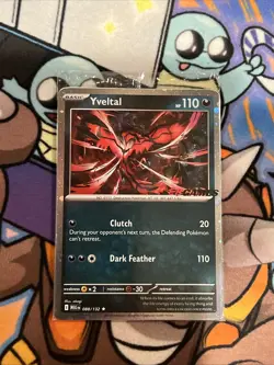 Yveltal 88/132 Pokemon Mega Evolution GAMESTOP EBGAMES STAMPED Promo SEALED NEW - Image 1