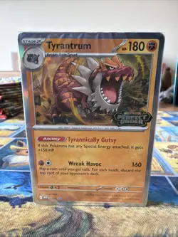 Pokemon TCG Perfect Order Build & Battle Stamped Promo Tyrantrum #066 Sealed New - Image 1