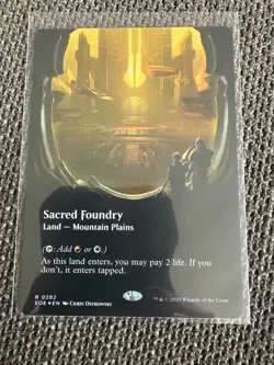 MTG - Sacred Foundry - Edge of Eternities - R 0282 Land, FOIL - Image 1