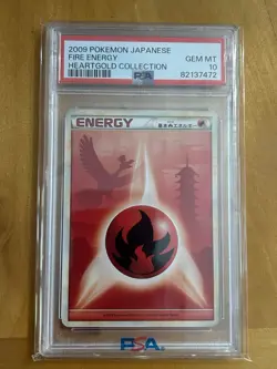 PSA 10 Ho-Oh Fire Energy HGSS HeartGold SoulSilver 116/123 Low Pop Pokemon - Image 1