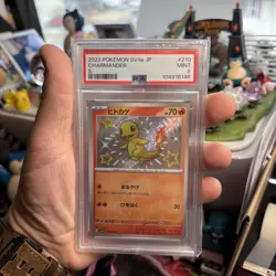 2023 POKEMON JPN SV4A-SHINY TREASURE EX S #210 CHARMANDER PSA 9 - Image 3