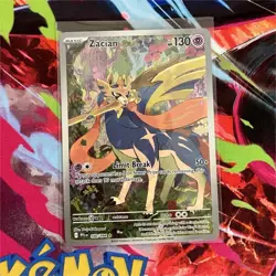 Pokemon TCG Zacian 100/094 ME02 Phantasmal Flames Illustration Rare Holo EN - Image 1