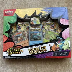 Pokemon TCG First Partners Deluxe Pin Collection Ascended Heroes Box Sealed - Image 1