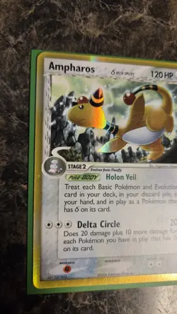 Ampharos 1/101 Holo Rare Delta Species Dragon Frontiers LP++ - Image 5