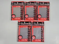 5x KMC Perfect Fit / Size Sleeves - 500 Count - MTG Magic the Gathering Pokemon - Image 1
