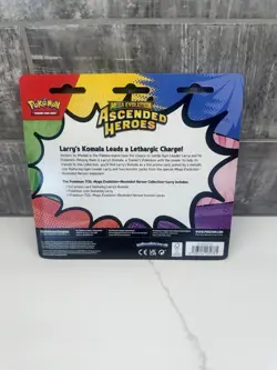 Pokemon TCG Mega Evolution Ascended Heroes Larry’s Komala 2 Pack Blister Sealed - Image 2