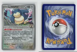 Hop's Snorlax #117/159 Sv09 Journey Together Rare Reverse Holo Pokemon TCG NM - Image 3