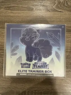 Pokemon TCG Sword & Shield Silver Tempest ETB Elite Trainer Box Sealed - Image 1