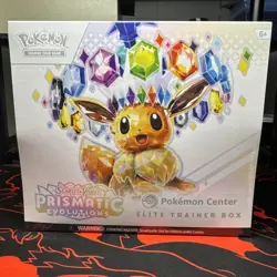 Pokemon TCG: Prismatic Evolutions Pokemon Center Elite Trainer Box ETB Sealed A - Image 1
