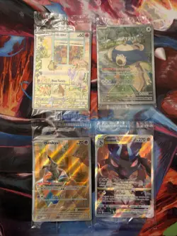 Pokemon TCG - ETB Promo Lot! Charmander, Snorlax, Mimikyu And Lucario - Image 1