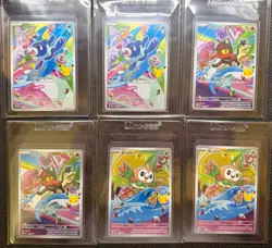 First Partner Illustration Collection Series 1 Gen 7 Alola Starters Pokemon TCG - Image 1