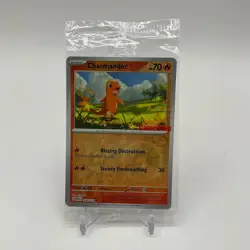 Charmander Pokemon 151 GameStop Promo #004 Sealed - Image 1
