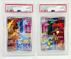 PSA 10 Sequential Deerling Sawsbuck Set 073 074/071 SV5M Cyber Judge Pokemon GEM - Image 1