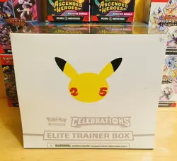 🔥2021 Factory Sealed Pokemon TCG: 25th Anniversary Celebrations ETB! New!🔥 - Image 1