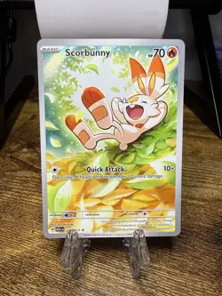 Scorbunny Full Art 225/217 Ascended Heroes Pokemon TCG Illustration Rare NM/M - Image 1
