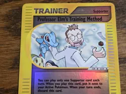 Pokemon Expedition #148/165 Reverse Holo Professor Elms Training Method*No Play - Image 2