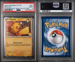PSA 9 Pikachu (Pokemon Day 2026) 051/162 Promo Pokemon TCG Holo - Image 3