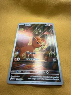 Pokemon Vulpix 138/132 Me01 Mega Evolution Illustration Rare Holo 70 HP - Image 3