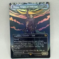 MTG - Ultima, Origin of Oblivion (Borderless) Final Fantasy Foil NM Pack Fresh - Image 1