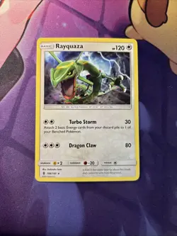 Pokemon Rayquaza 106/145 Non Holo Rare Guardians Rising SM 2017 VLP - Image 1