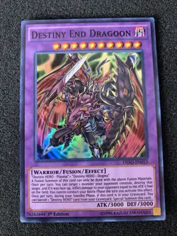 Yu-Gi-Oh! Destiny End Dragoon (DESO-EN013) Destiny Soldiers 1st Edition NM - Image 1