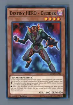 Destiny HERO - Decider LEHD-ENA12 Legendary Hero Decks Yu-Gi-Oh LP - Image 1