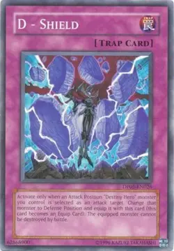 D - Shield - DP05-EN026 - Common - Unlimited Edition - Heavily Played - Duelist - Image 1