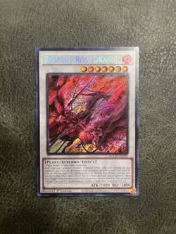 Yu-Gi-Oh! TCG Bramble Rose Dragon 1st edition Secret Rare DOOD-EN039 NM - Image 1