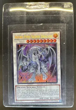 2018 Yu-Gi-Oh Legendary Kaiba 1st Azure-Eyes Silver Dragon #LCKC-EN066 - Image 1