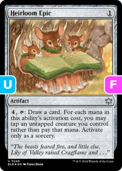 MTG Heirloom Epic BloomBurrow Uncommon Artifact NM-Foil - Image 1