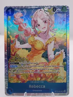 Rebecca Speical Rare (OP15-053) Adventure on Kami's Island Foil One Piece TCG - Image 1