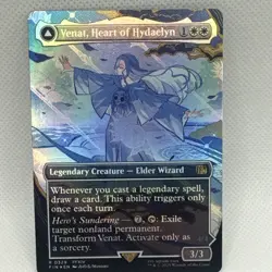 MTG - Venat, Heart of Hydaelyn (Borderless) Final Fantasy Foil NM Pack Fresh - Image 1