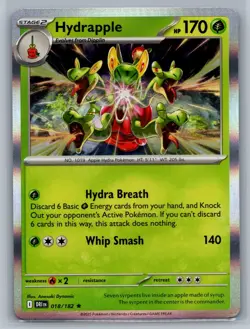 Hydrapple SV10: Destined Rivals #018/182 Rare,Holo Pokemon Card - Image 1