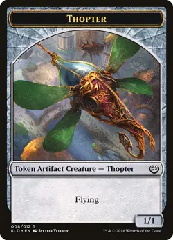 8x Thopter Token (various art) - NM - Kaladesh - SPARROW MAGIC - mtg - Image 2