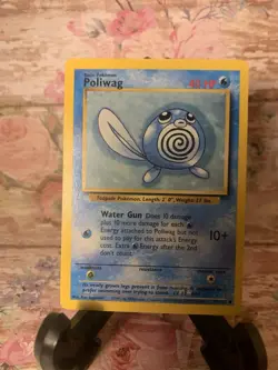 Poliwag 59/102 Common Regular Base Set Pokemon Tcg Card Vintage Water Type - Image 4