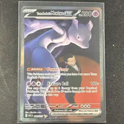 Pokemon Team Rocket's Mewtwo EX Holo Card 281/217 - Pokemon TCG - MINT - Image 3