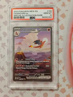 PSA Cards PAF Charizard SIR 10, Beast Enchanted 210/204 10, Dark Magician GFTP 7 - Image 2