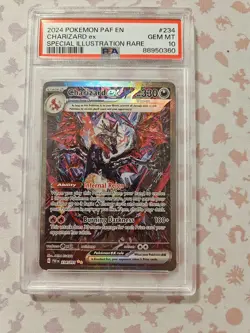 PSA Cards PAF Charizard SIR 10, Beast Enchanted 210/204 10, Dark Magician GFTP 7 - Image 4